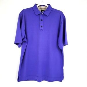 FootJoy Golf Polo Shirt Purple Medium
